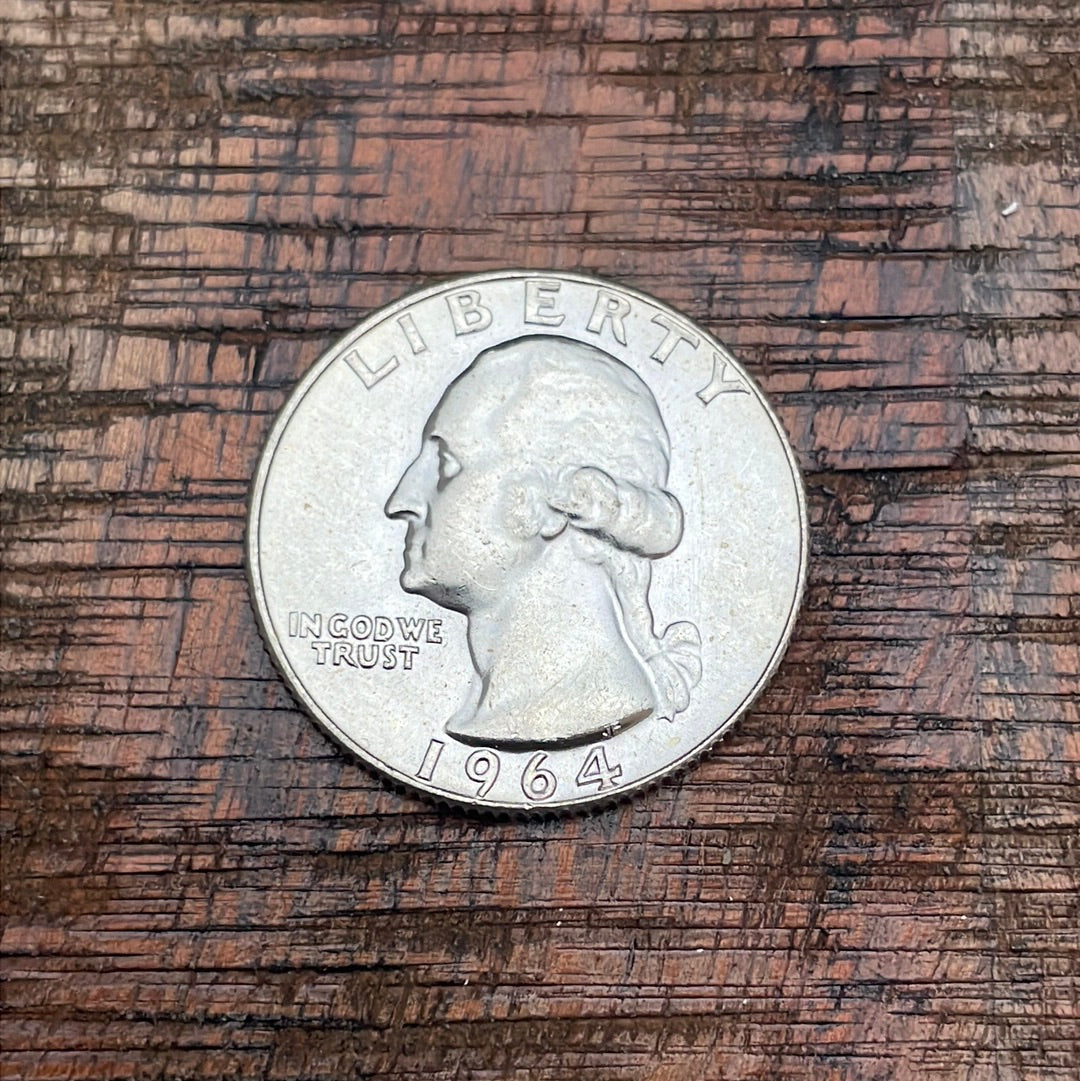 1964-D 25c US Washington Quarter