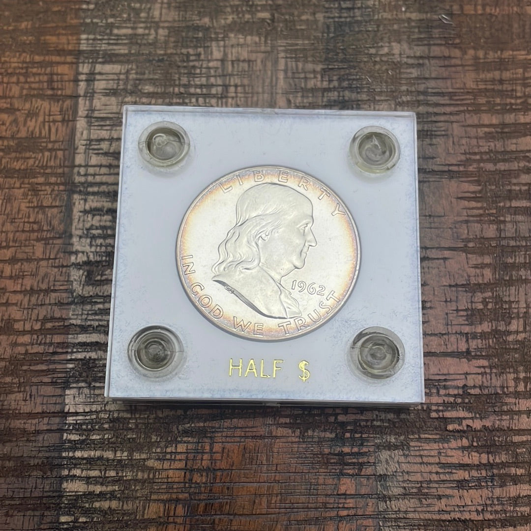 1962 50C US Proof Franklin Half Dollar