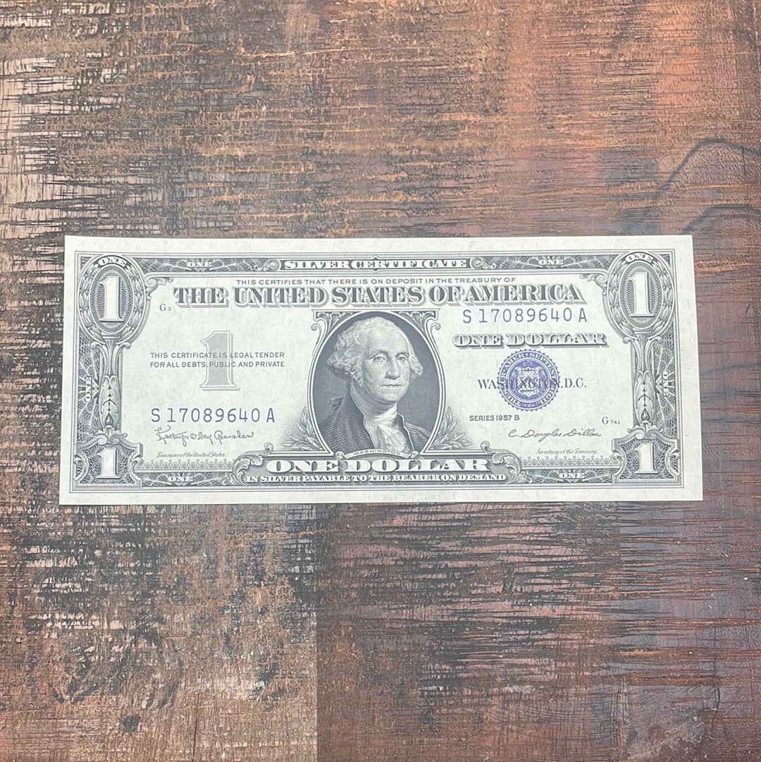 1957 Series B $1 Silver Certificate - Uncirculated