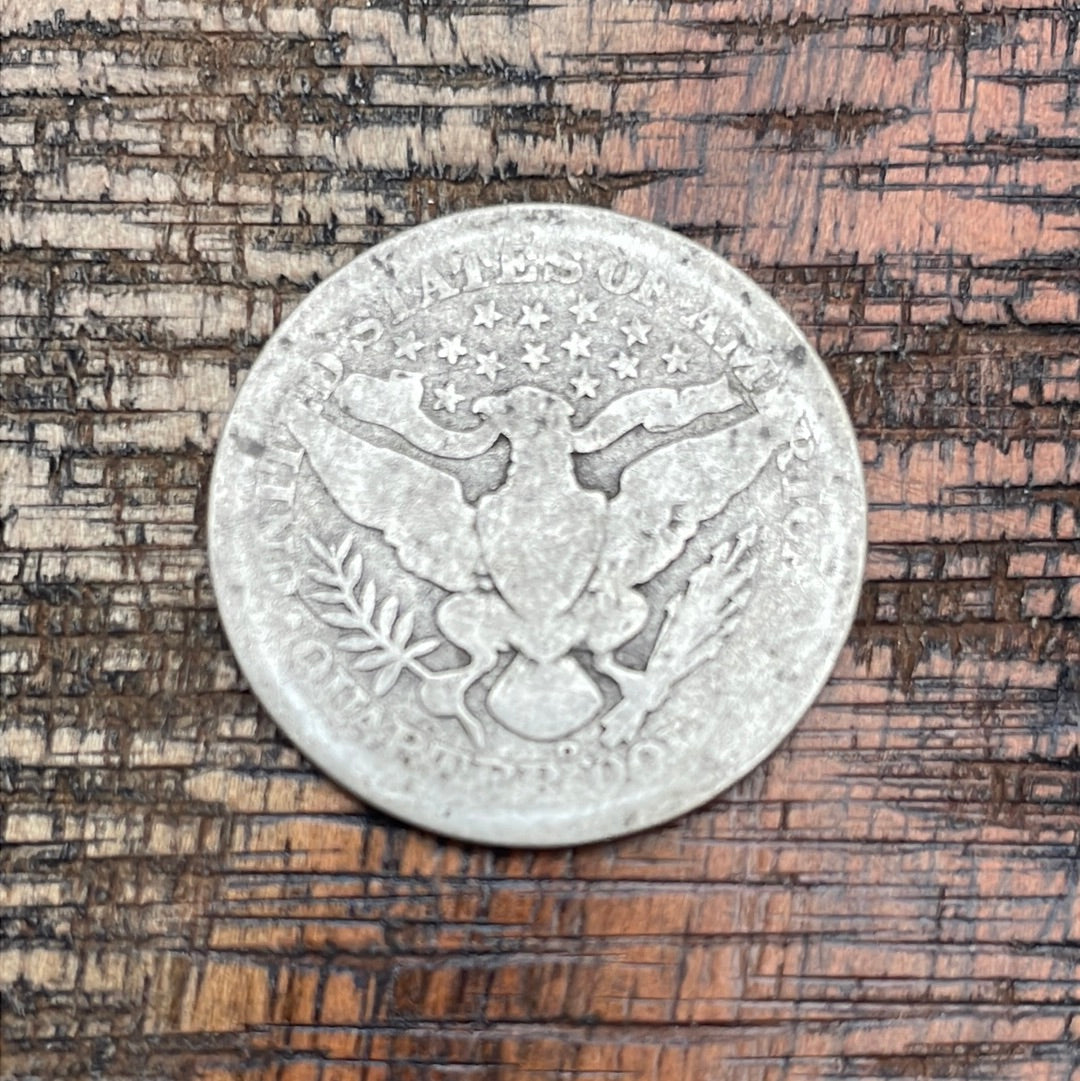 1909-D 25C US Barber Quarter