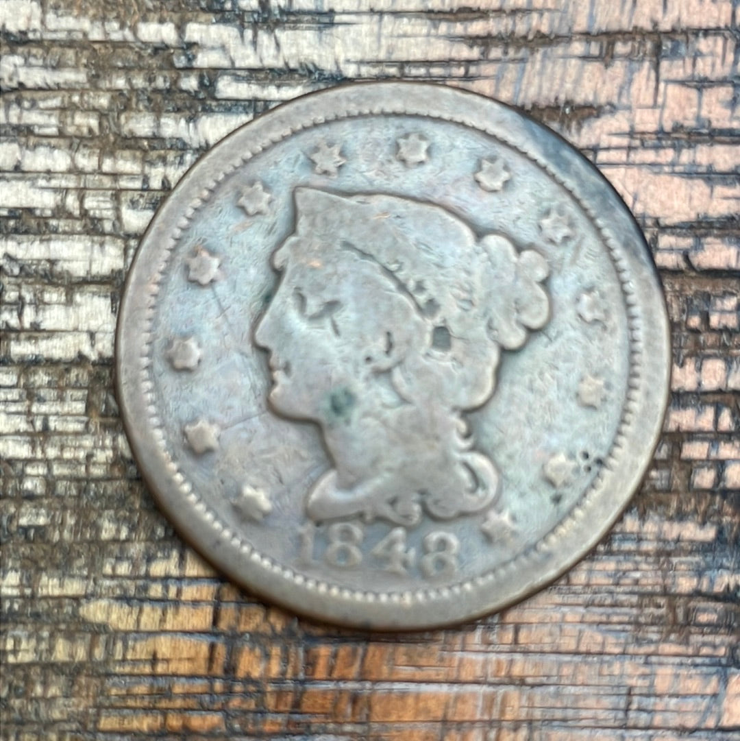 1848 1C Large Cent