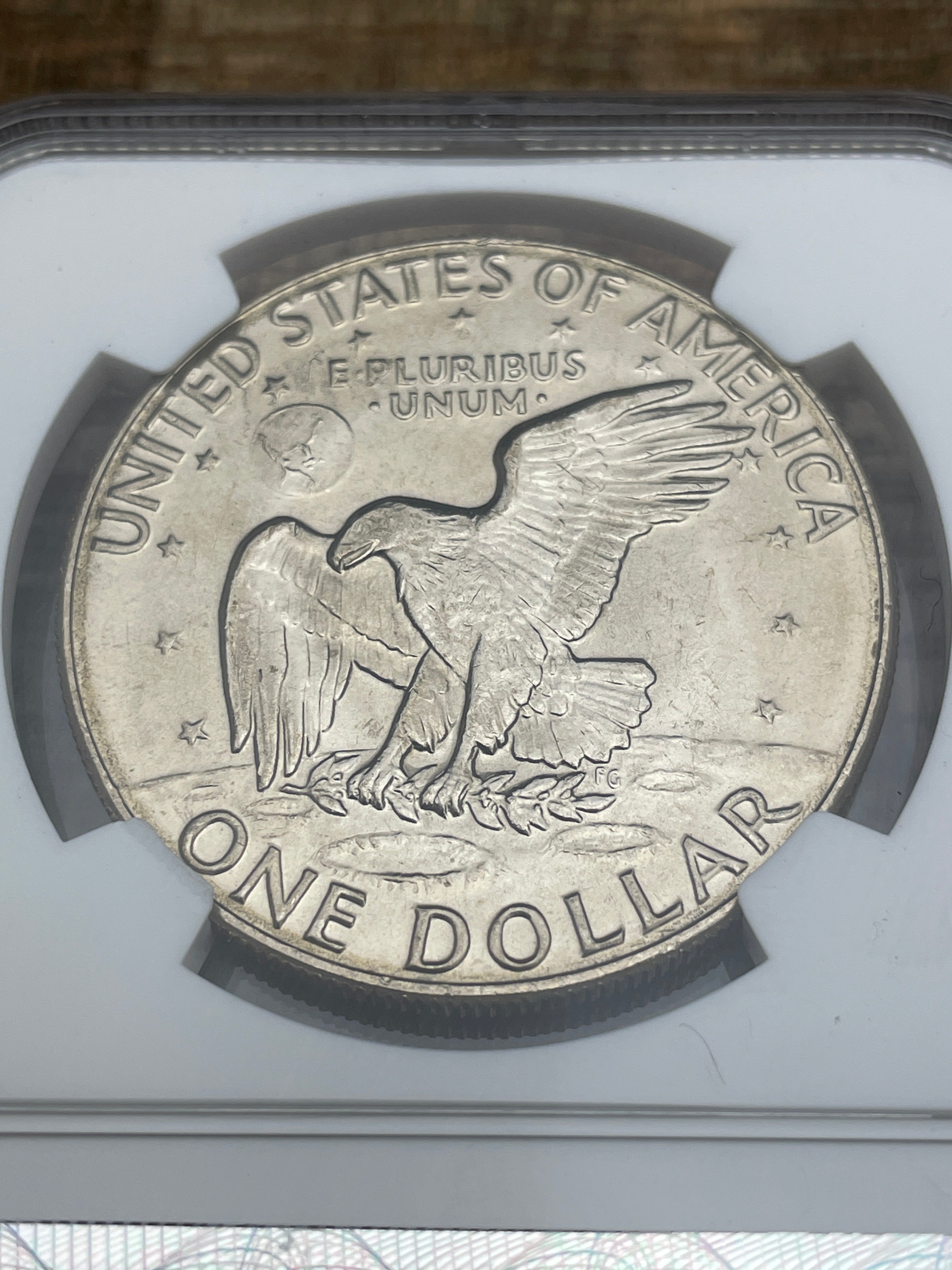 1974-D $1 US Clad Eisenhower Dollar NGC MS65 Big Sky Hoard