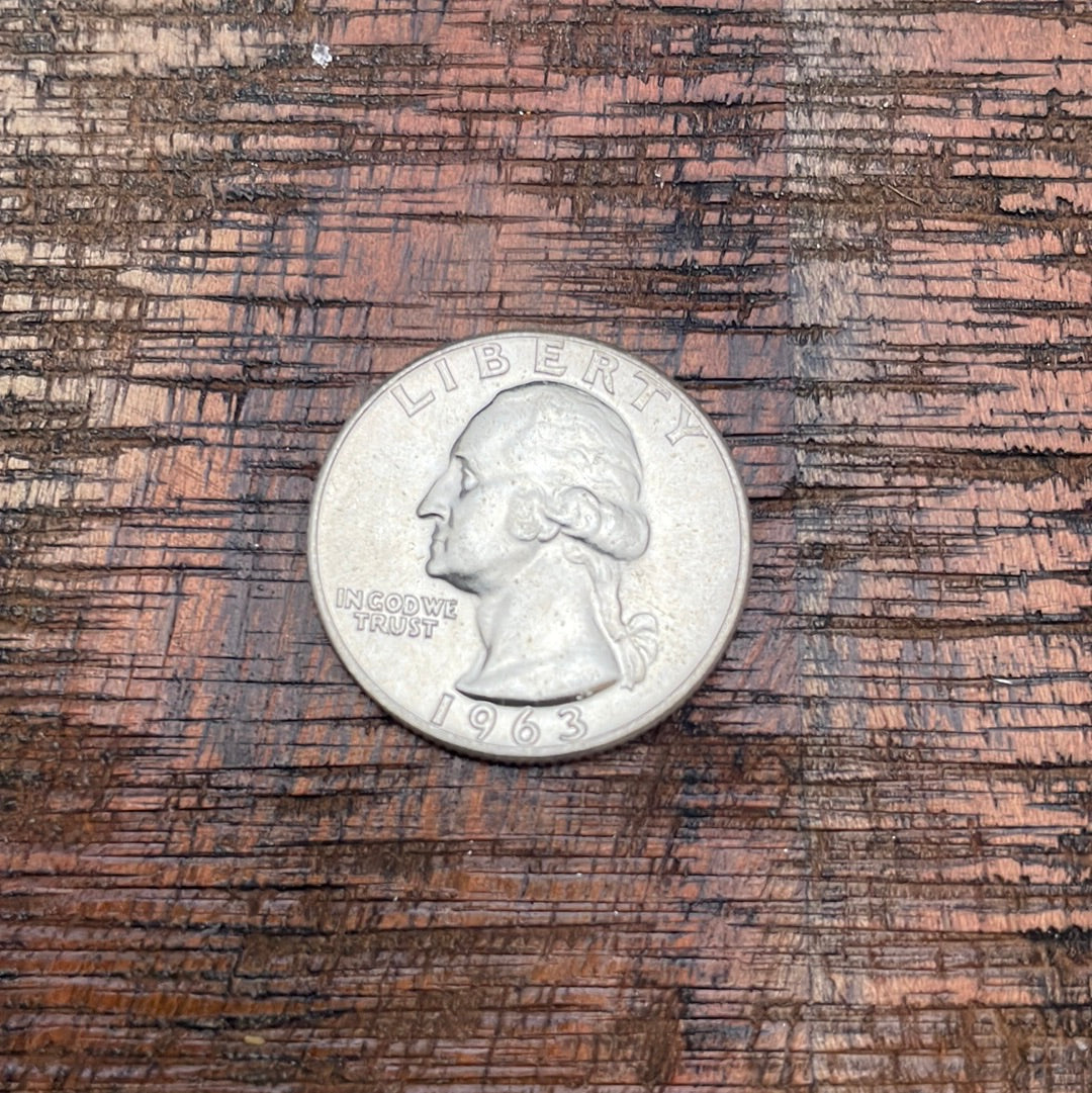 1963 25c US Washington Quarter