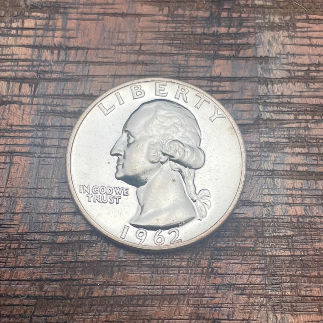1962 25c US Proof Washington Quarter