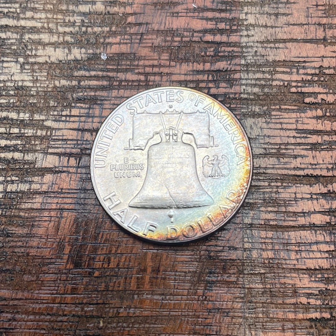 1962-D 50C US Franklin Half Dollar~FBL