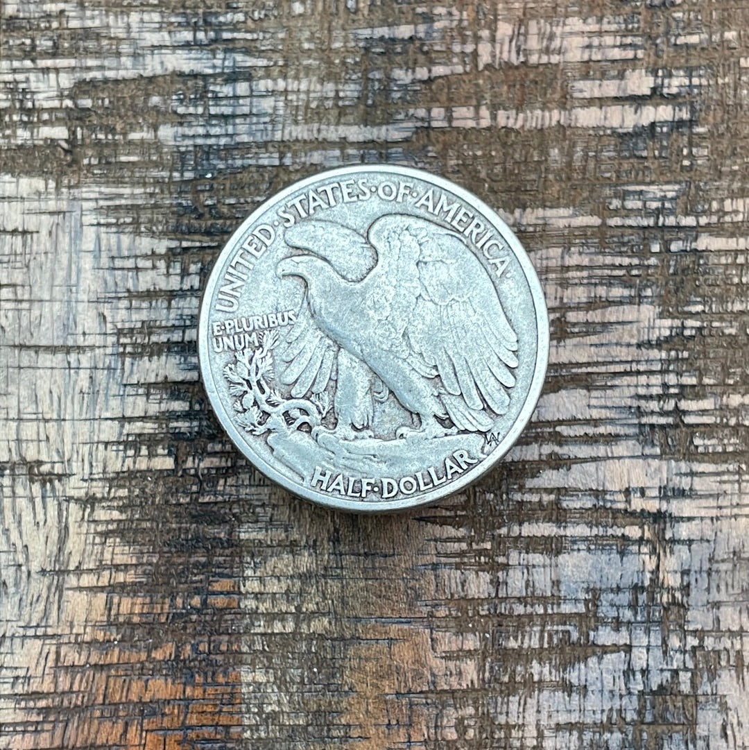 1942 50C US Walking Liberty Half Dollar