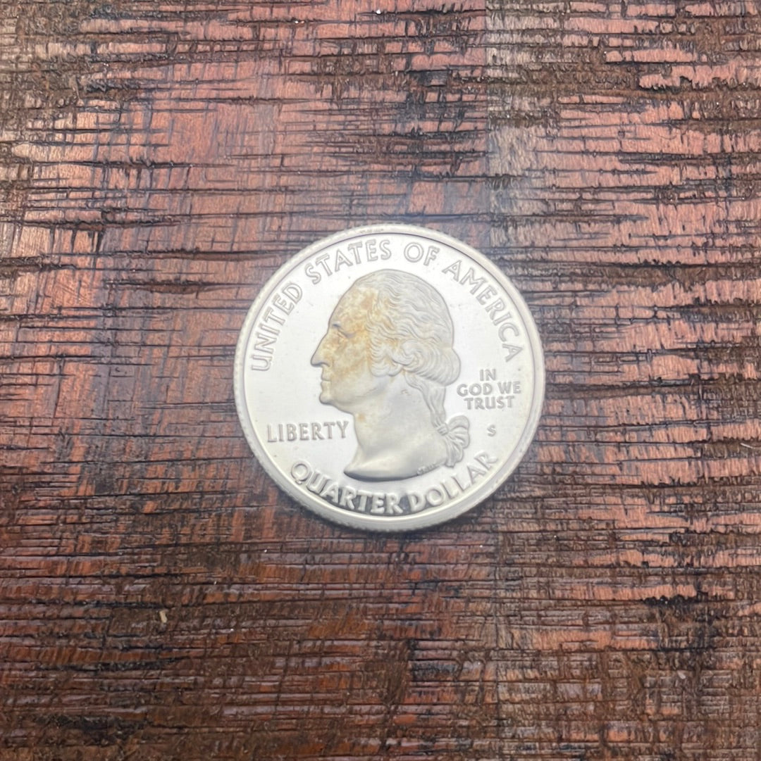 2000-S 25c US Proof Washington Quarter~Silver