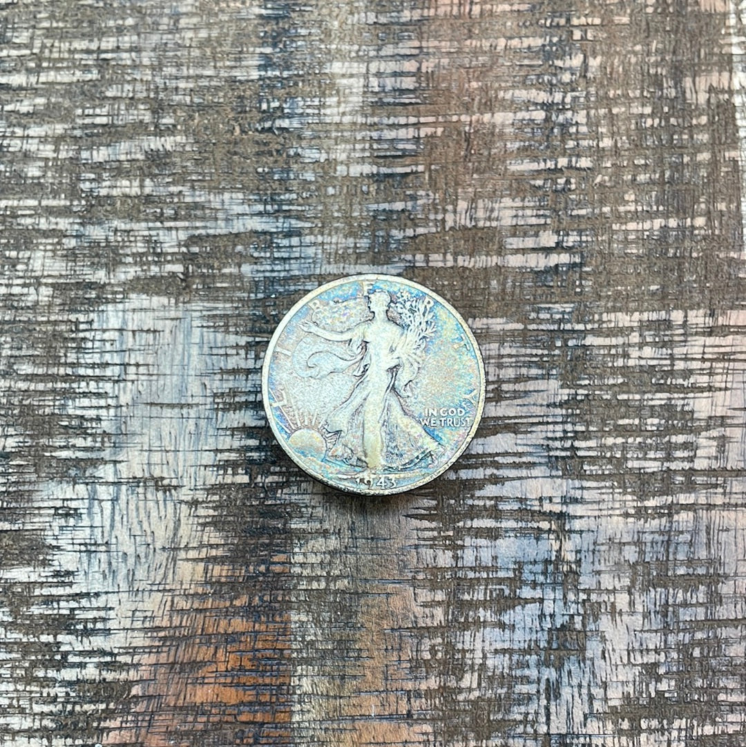 1943 50C US Walking Liberty Half Dollar