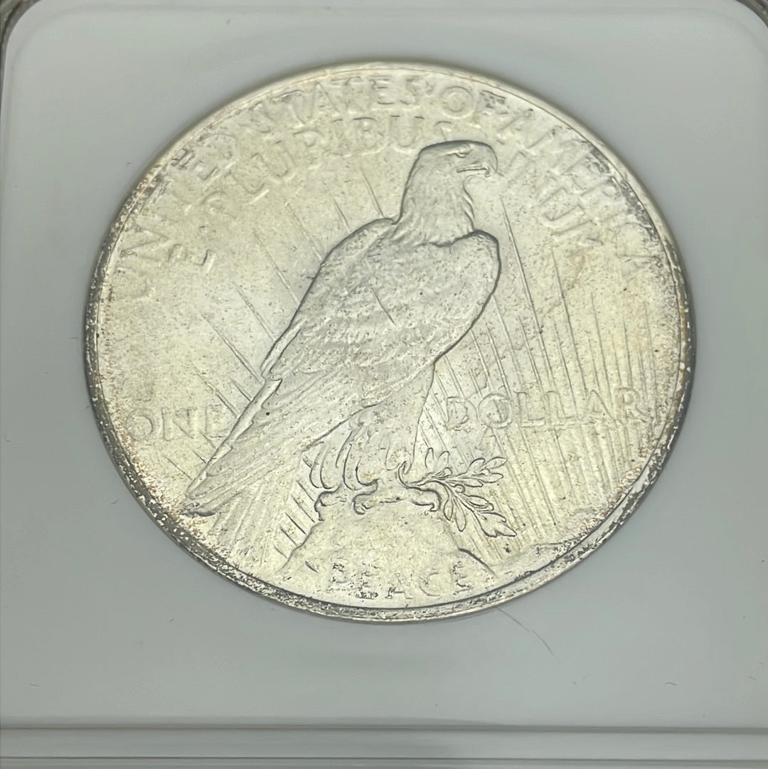 1924 $1 US Peace Dollar NGC MS64