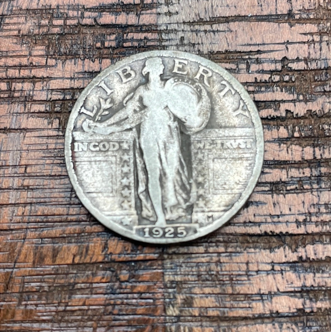 1925 25C US Standing Liberty Quarter