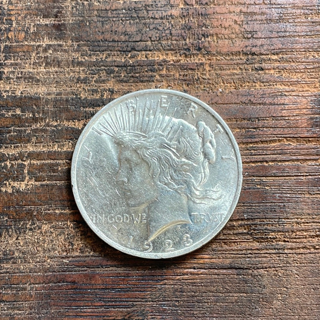 1923 $1 US Silver Peace Dollar