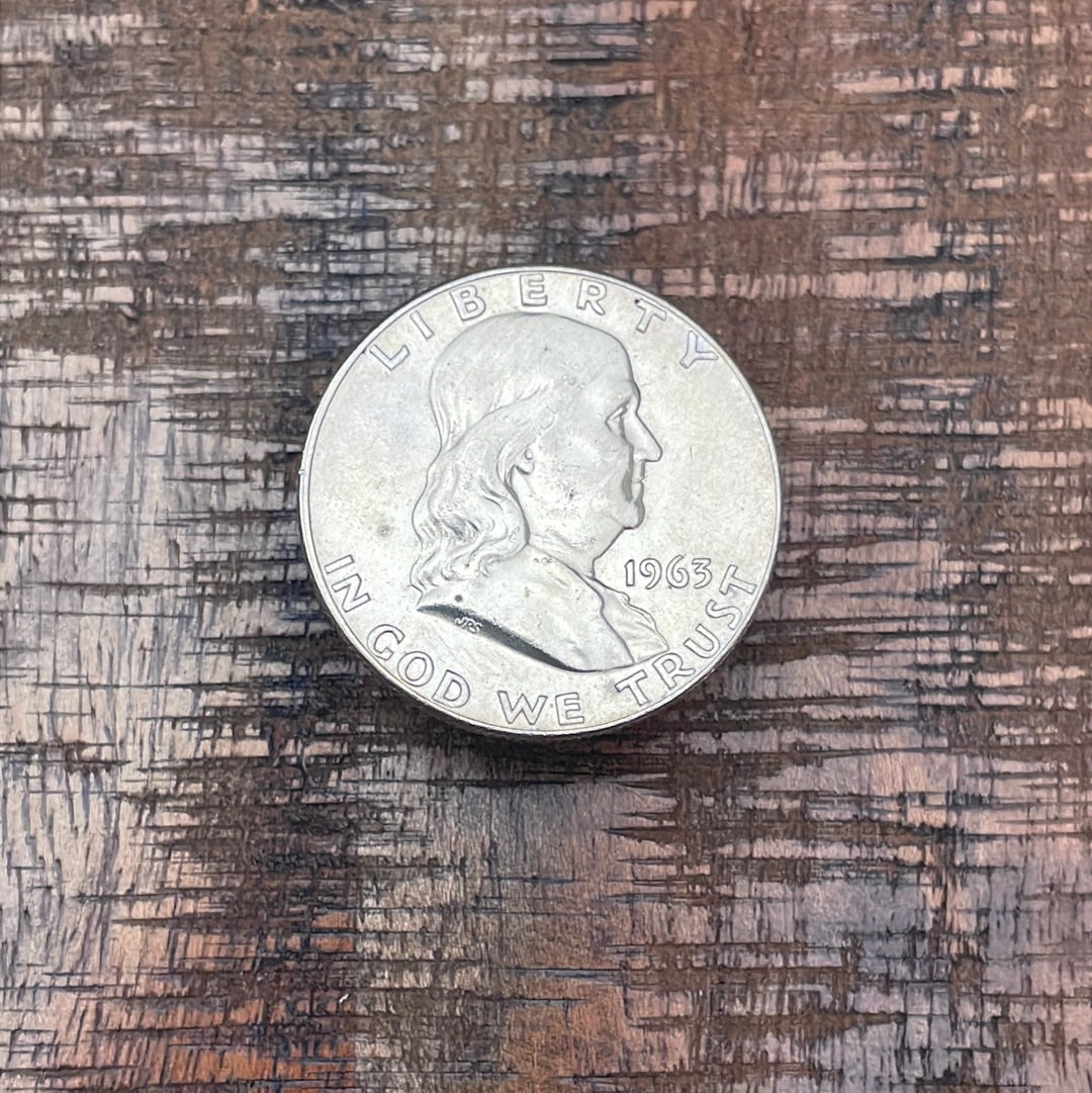 1963-D 50C US Franklin Half Dollar