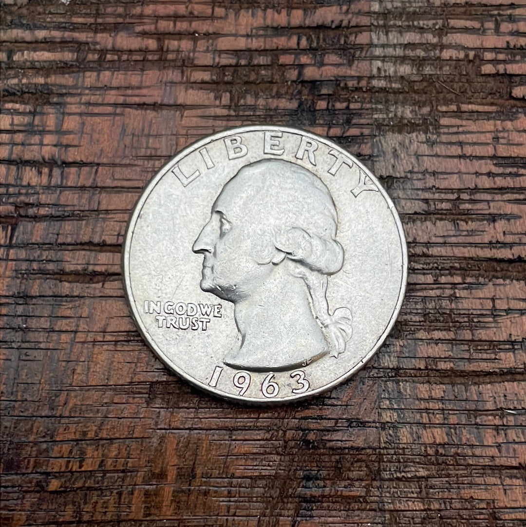 1963-D 25c US Washington Quarter