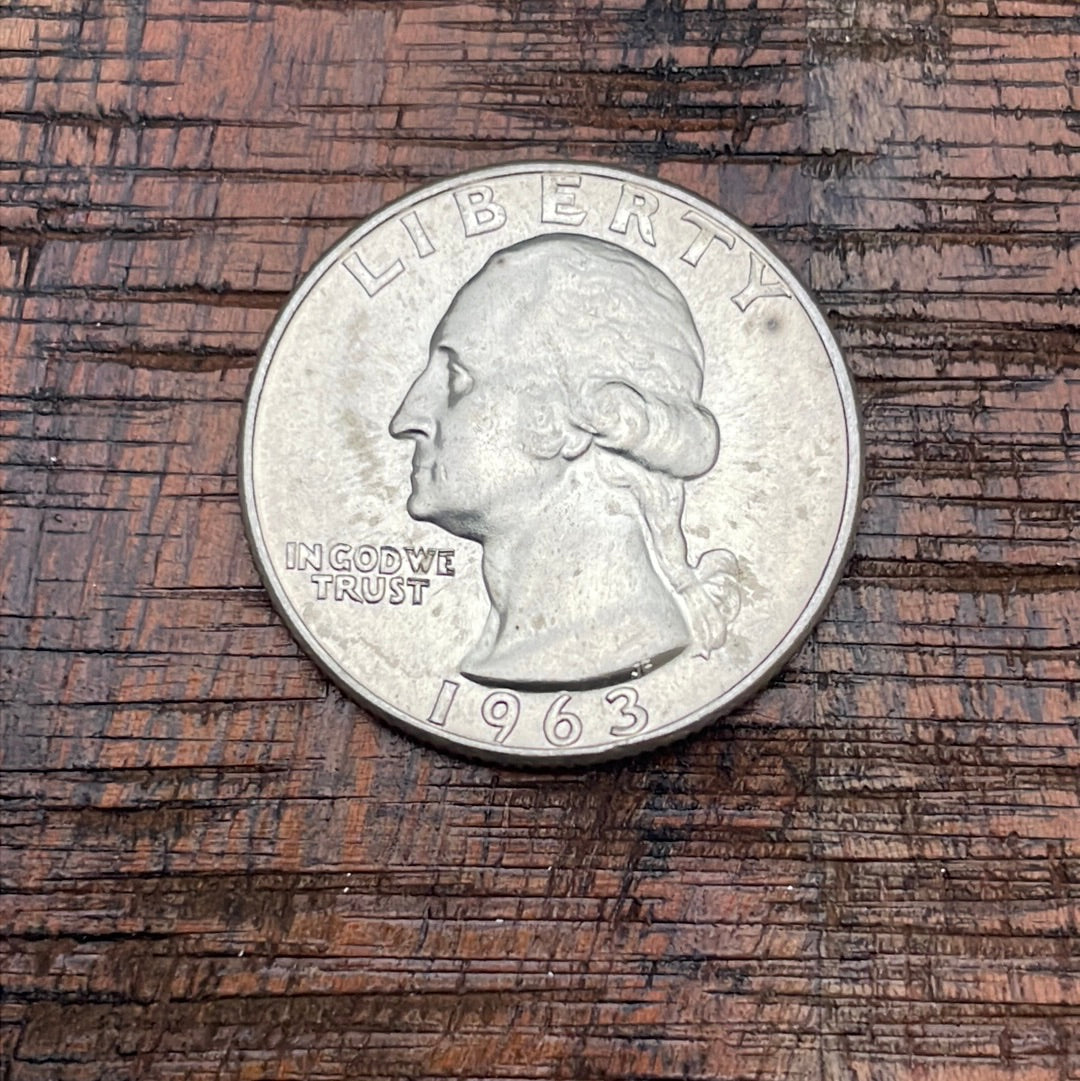 1963-D 25c US Washington Quarter