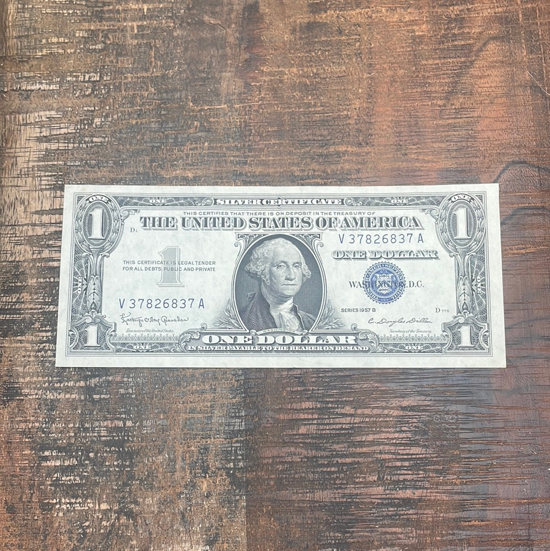 1957 Series B $1 Silver Certificate - Uncirculated