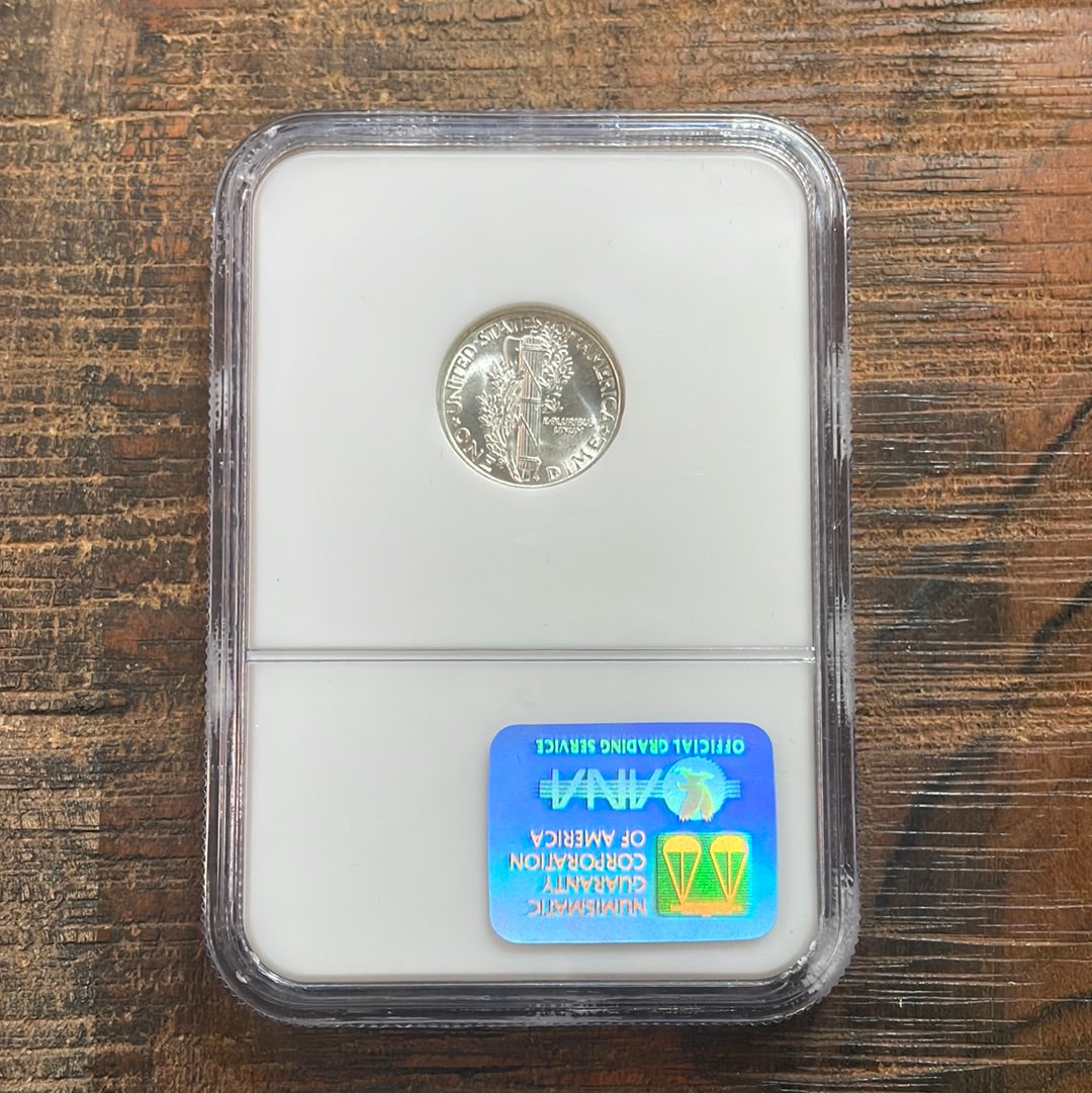 1941 US 10c Mercury Dime NGC MS66