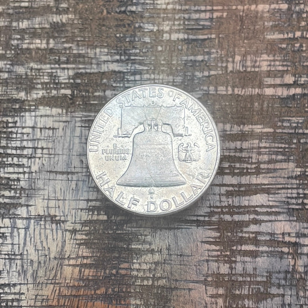 1963-D 50C US Franklin Half Dollar