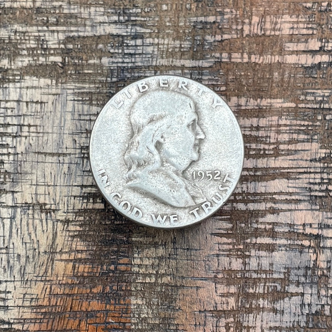 1952 50C US Franklin Half Dollar