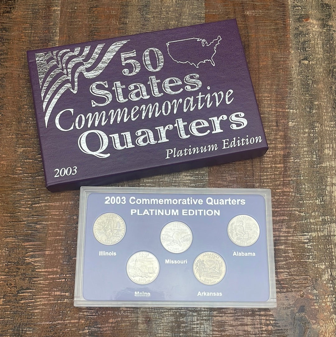 2003 Platinum Edition State Quarter Collection