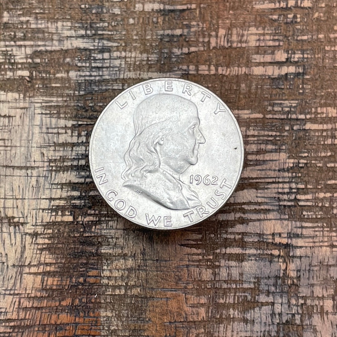 1962-D 50C US Franklin Half Dollar