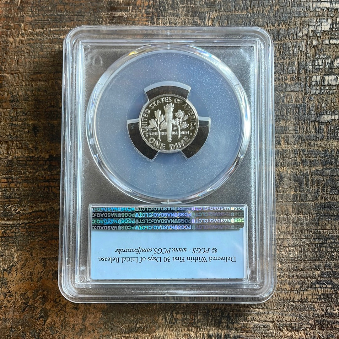2022-S 10c Roosevelt Dime PCGS PR70 DCAM