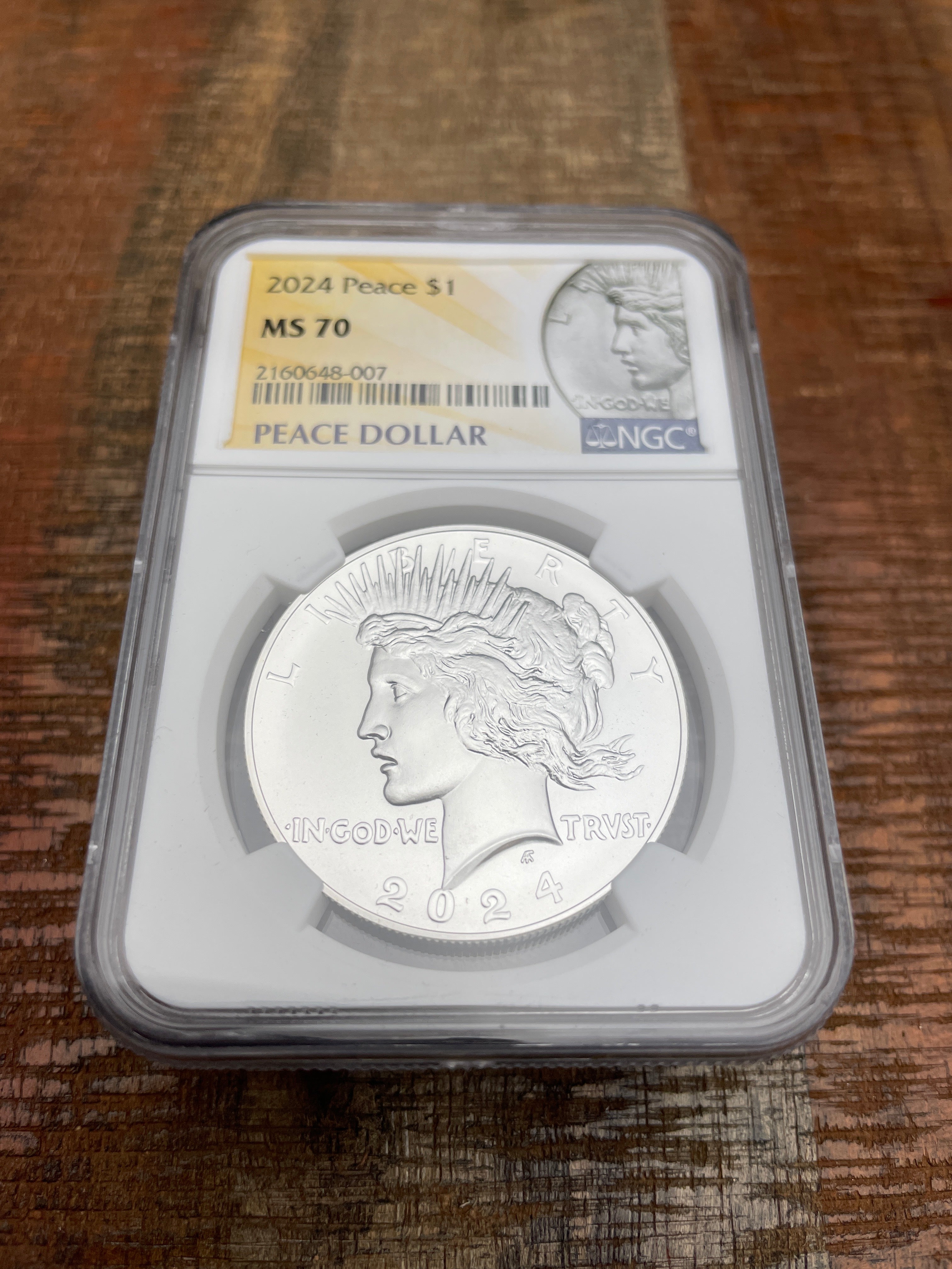 2024 Peace Silver Dollar $1 NGC MS70