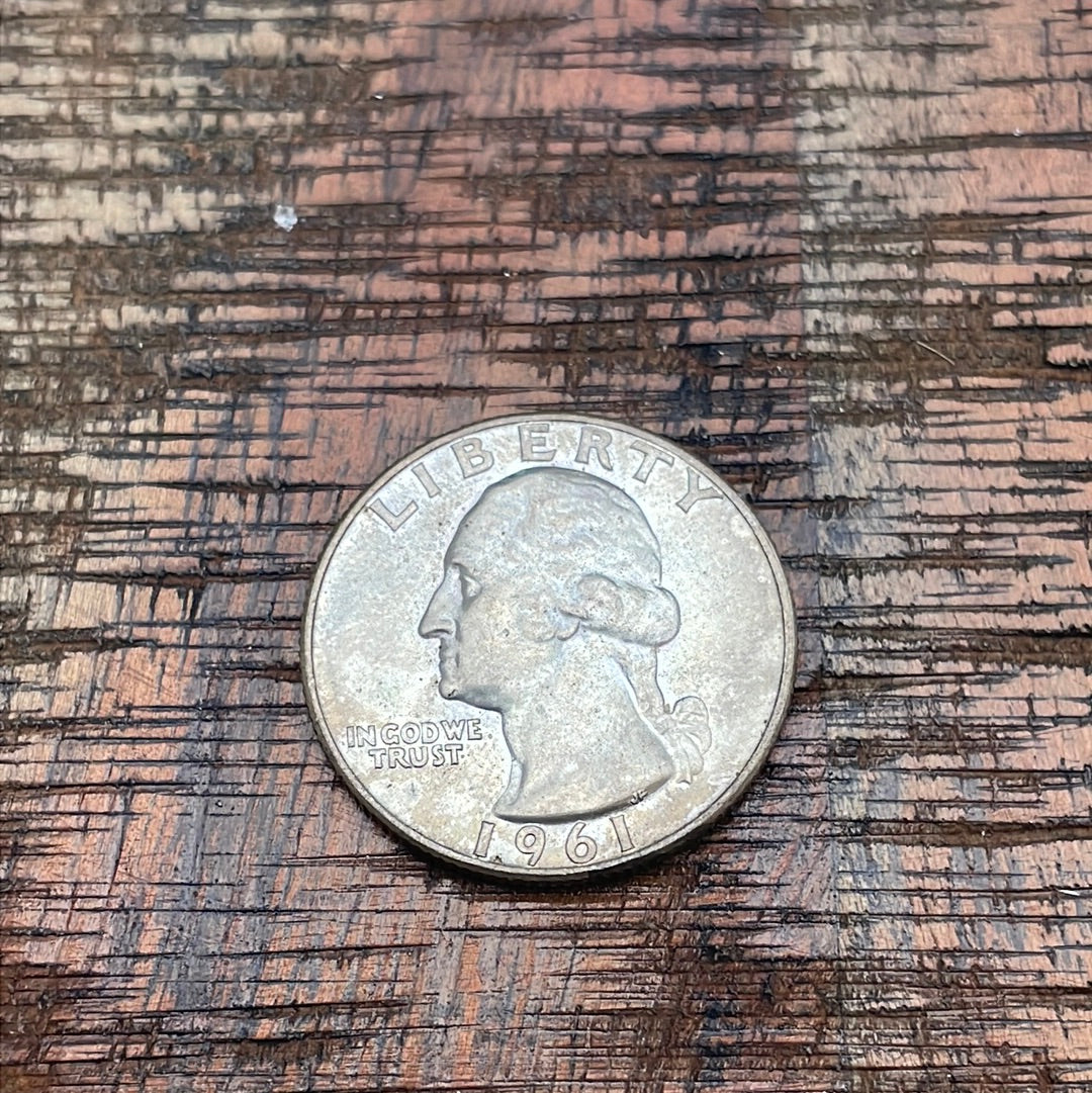 1961-D 25c US Washington Quarter