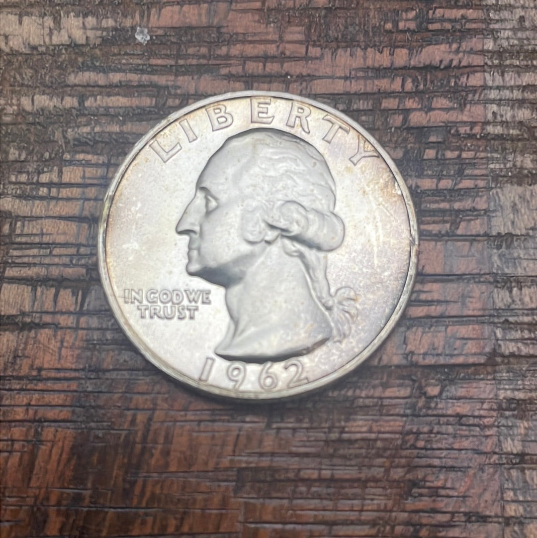 1962 25c US Proof Washington Quarter