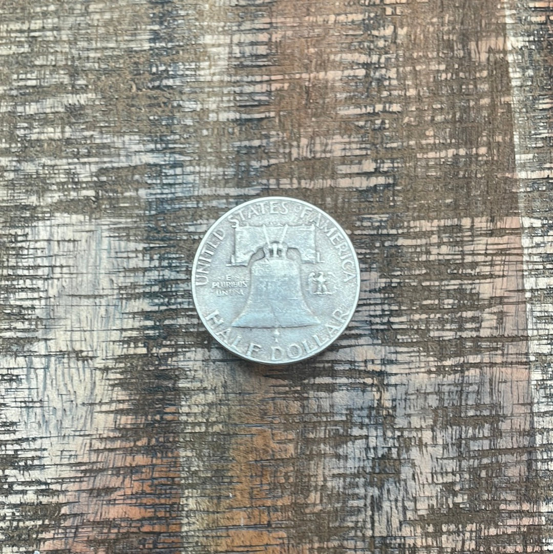 1954 50C US Franklin Half Dollar