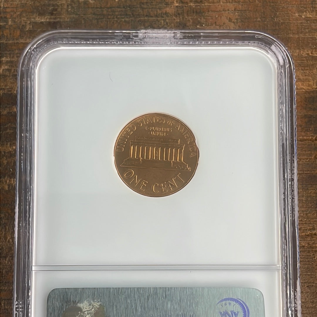 1961-D 1c US Lincoln Memorial Cent NGC MS66 RD
