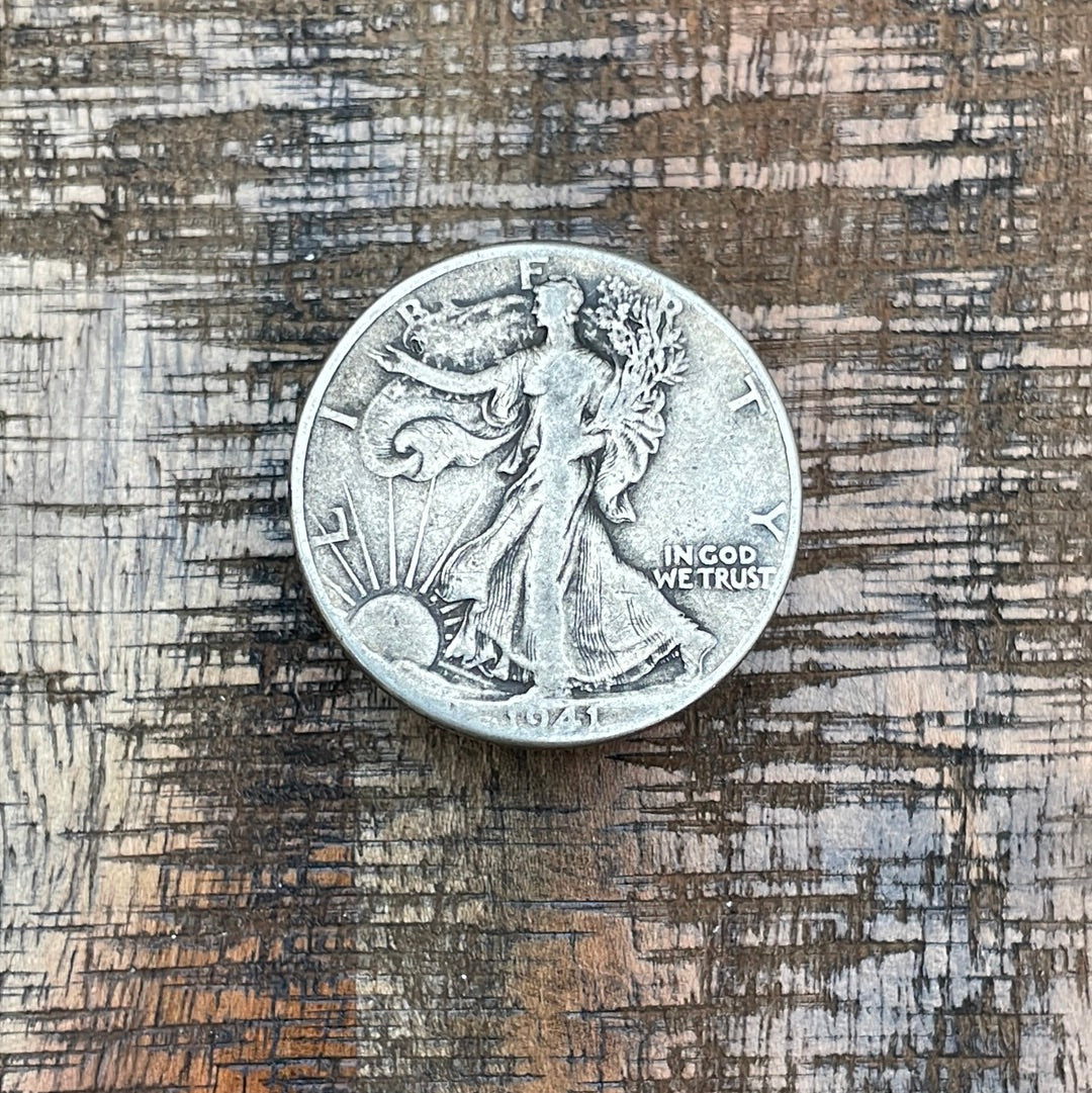 1941 50C US Walking Liberty Half Dollar