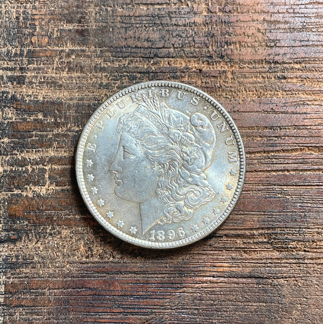 1896 $1 US Morgan Silver Dollar