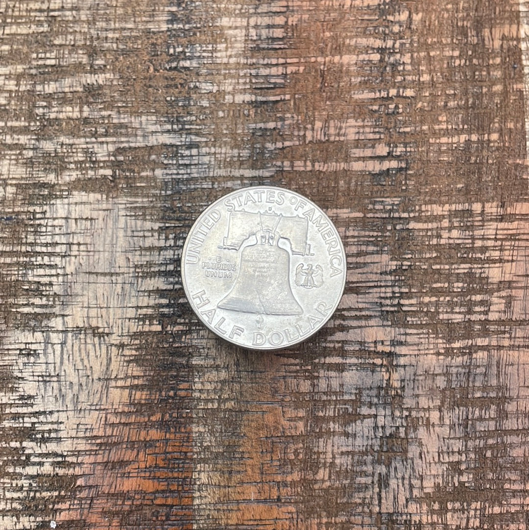 1963-D 50C US Franklin Half Dollar