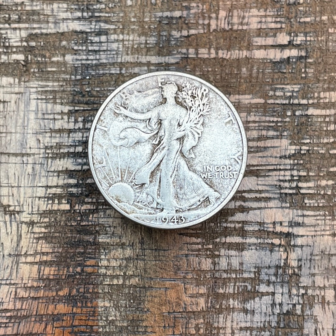 1943 50C US Walking Liberty Half Dollar