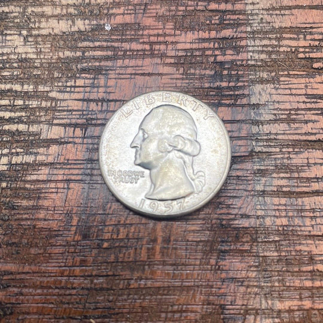 1957 25c US Washington Quarter