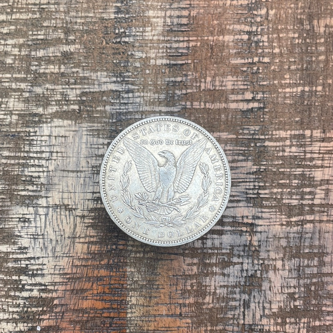 1884 $1 US Morgan Silver Dollar