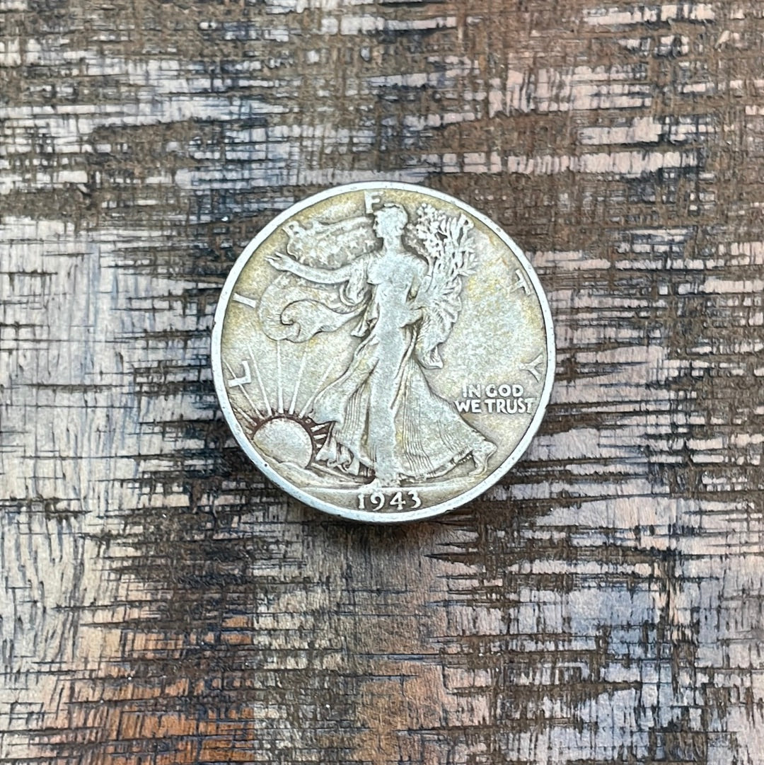 1943 50C US Walking Liberty Half Dollar