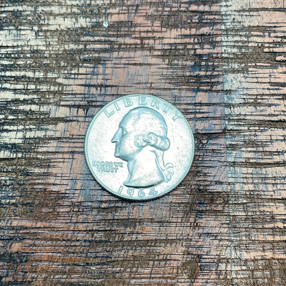1964-D 25c US Washington Quarter