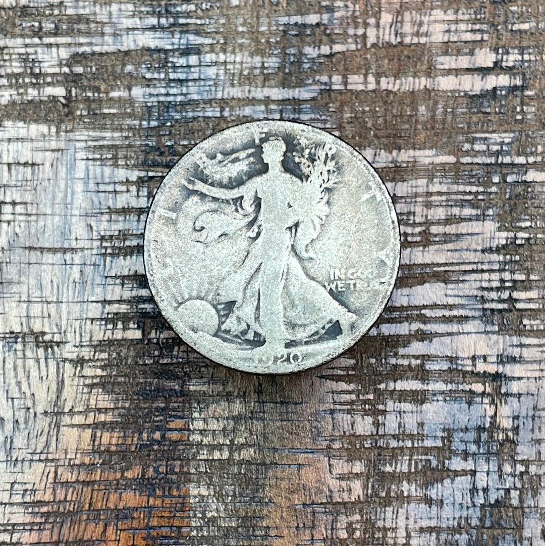 1920 50C US Walking Liberty Half Dollar