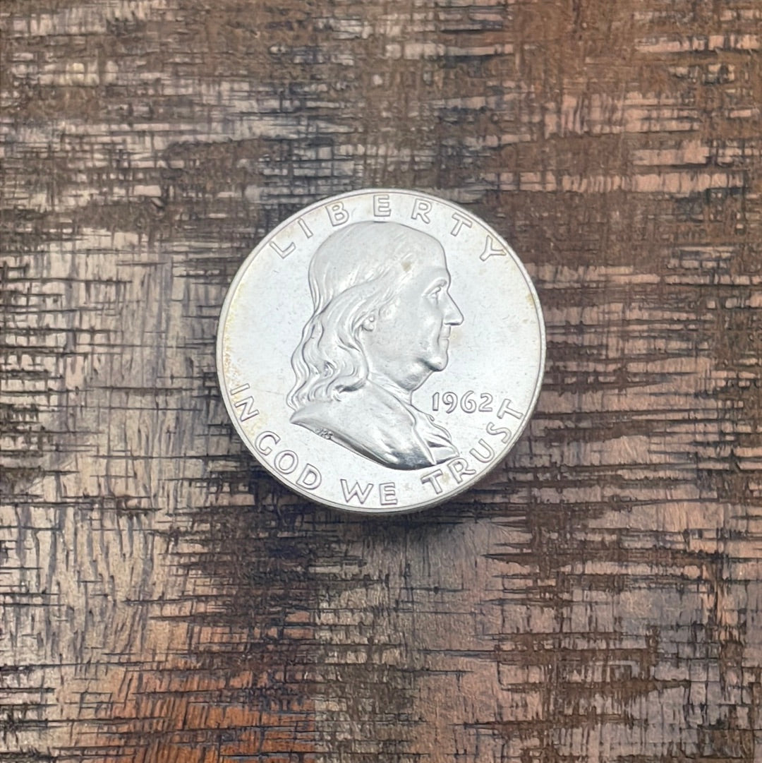 1962 50C US Franklin Half Dollar Proof