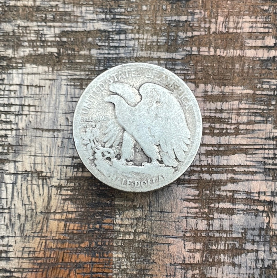 1920-S 50C US Walking Liberty Half Dollar
