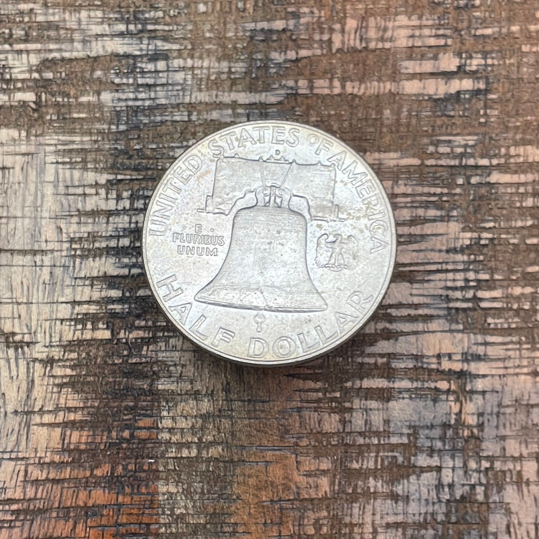 1963-D 50C US Franklin Half Dollar