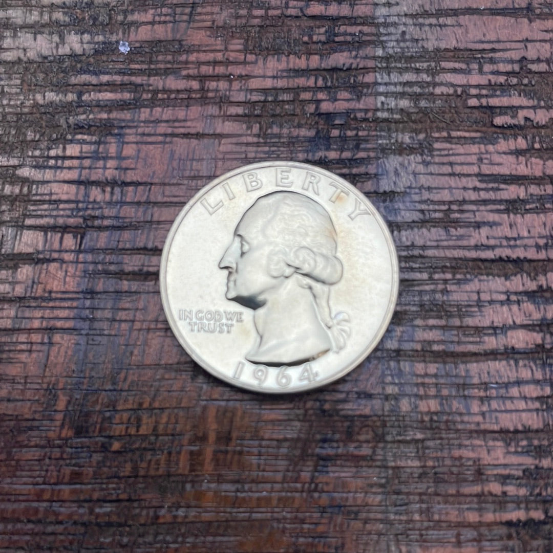 1964 25c US Proof Washington Quarter