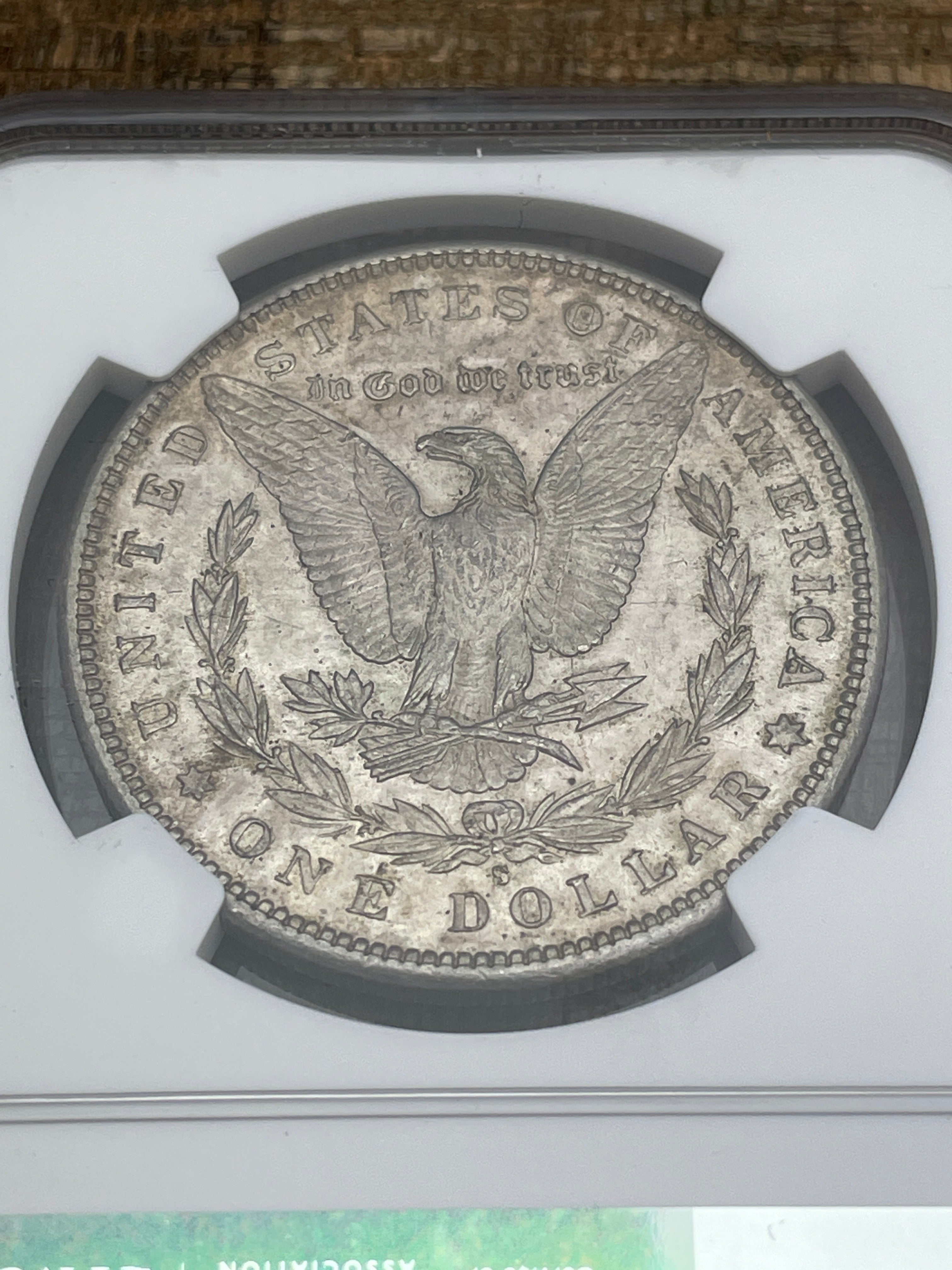 1897-S $1 US Silver Morgan Dollar NGC MS62