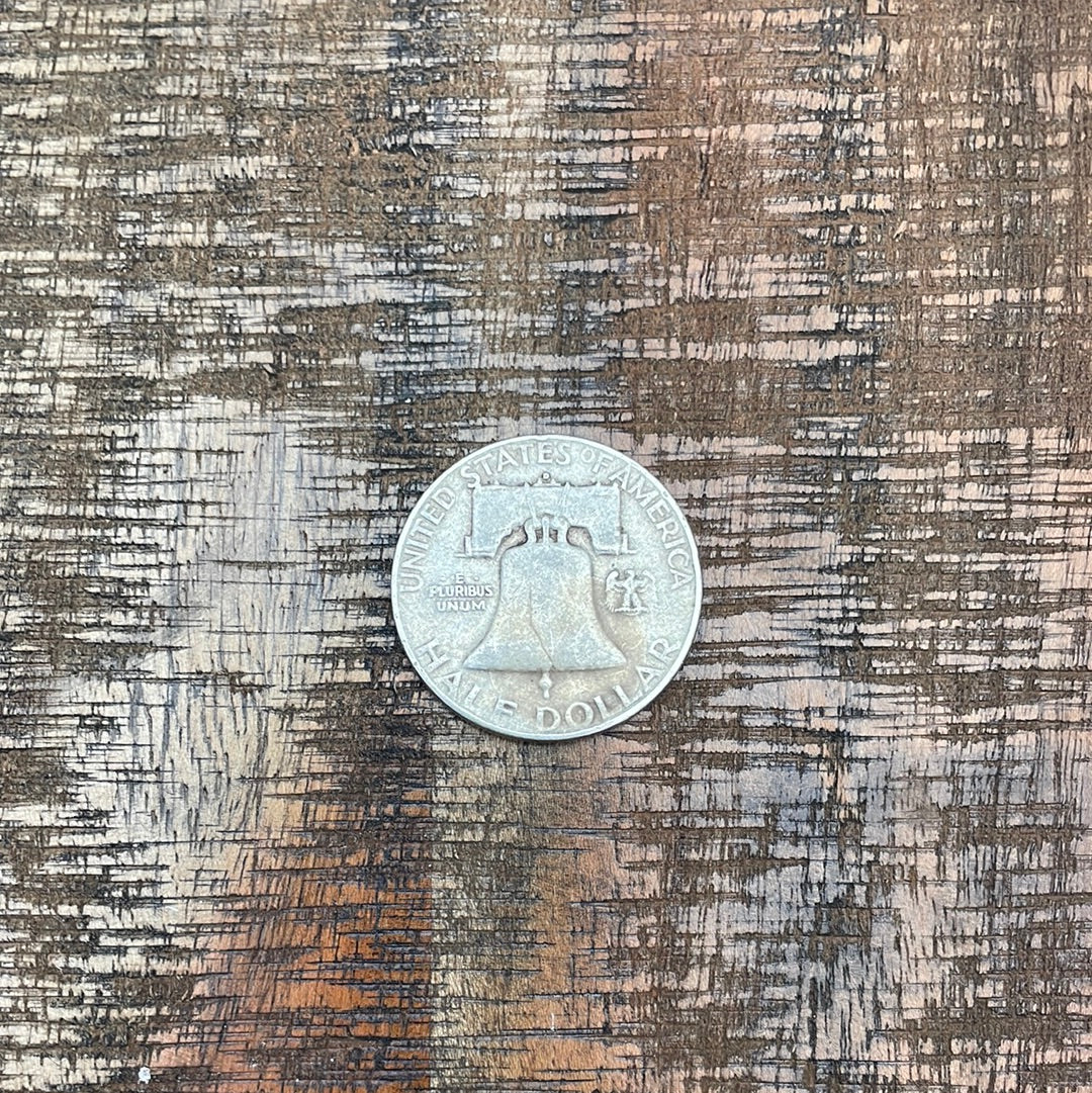 1954-D 50C US Franklin Half Dollar