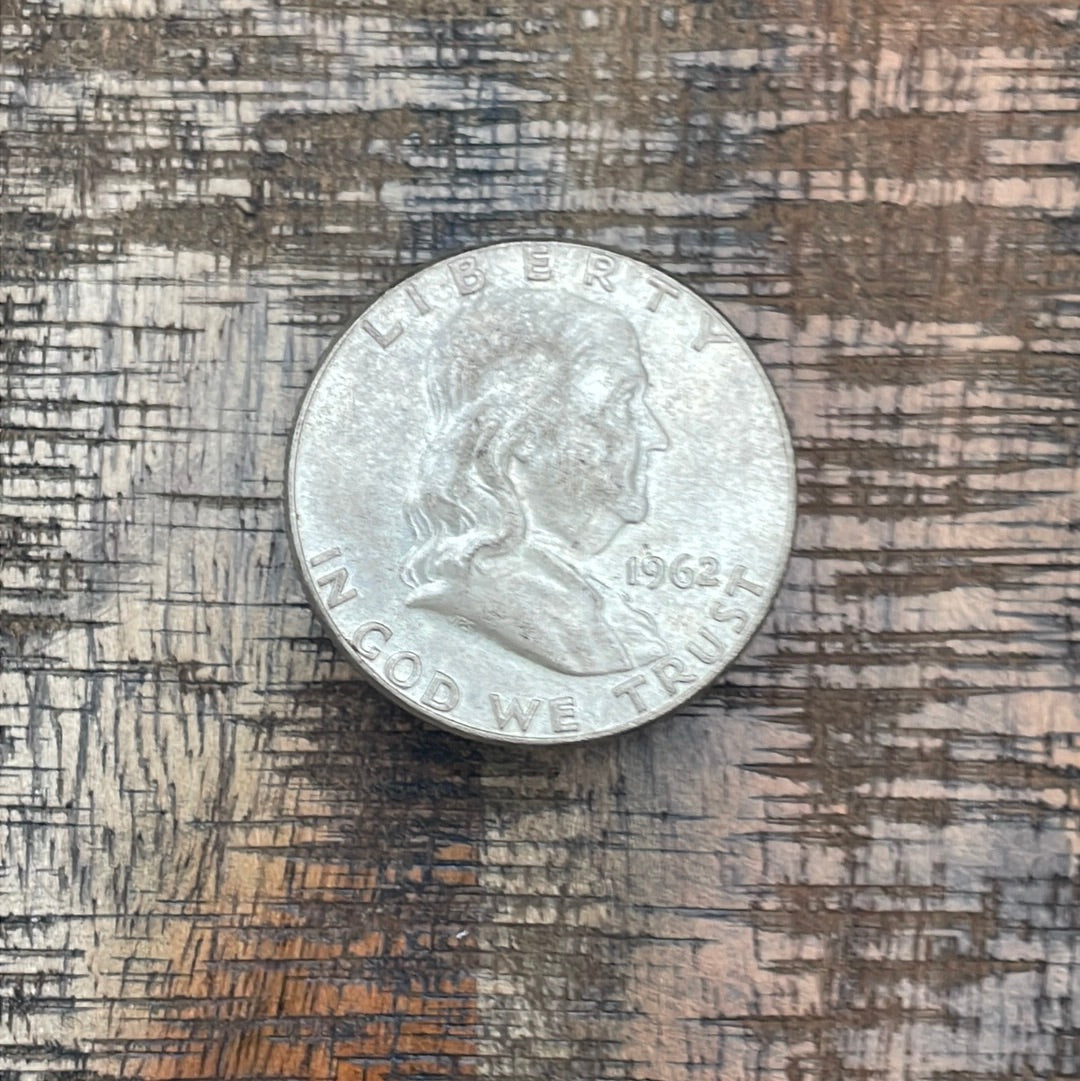 1962 50C US Franklin Half Dollar