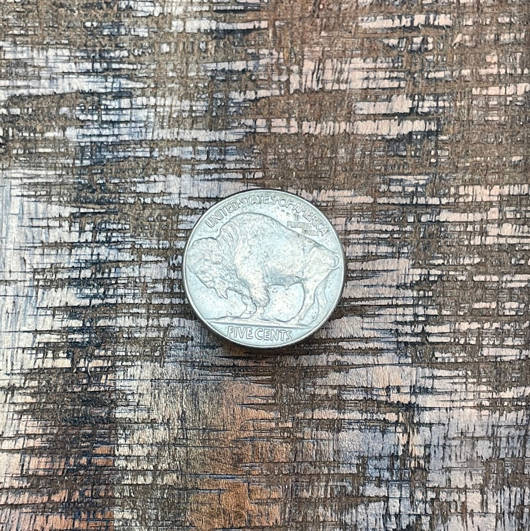 1937 5c US Buffalo Nickel