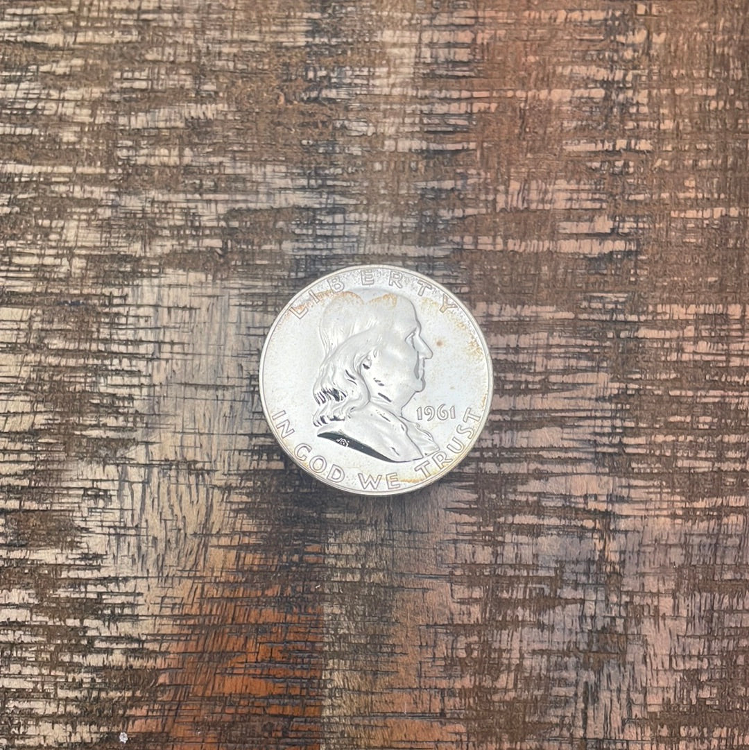 1961 50C US Franklin Half Dollar Proof