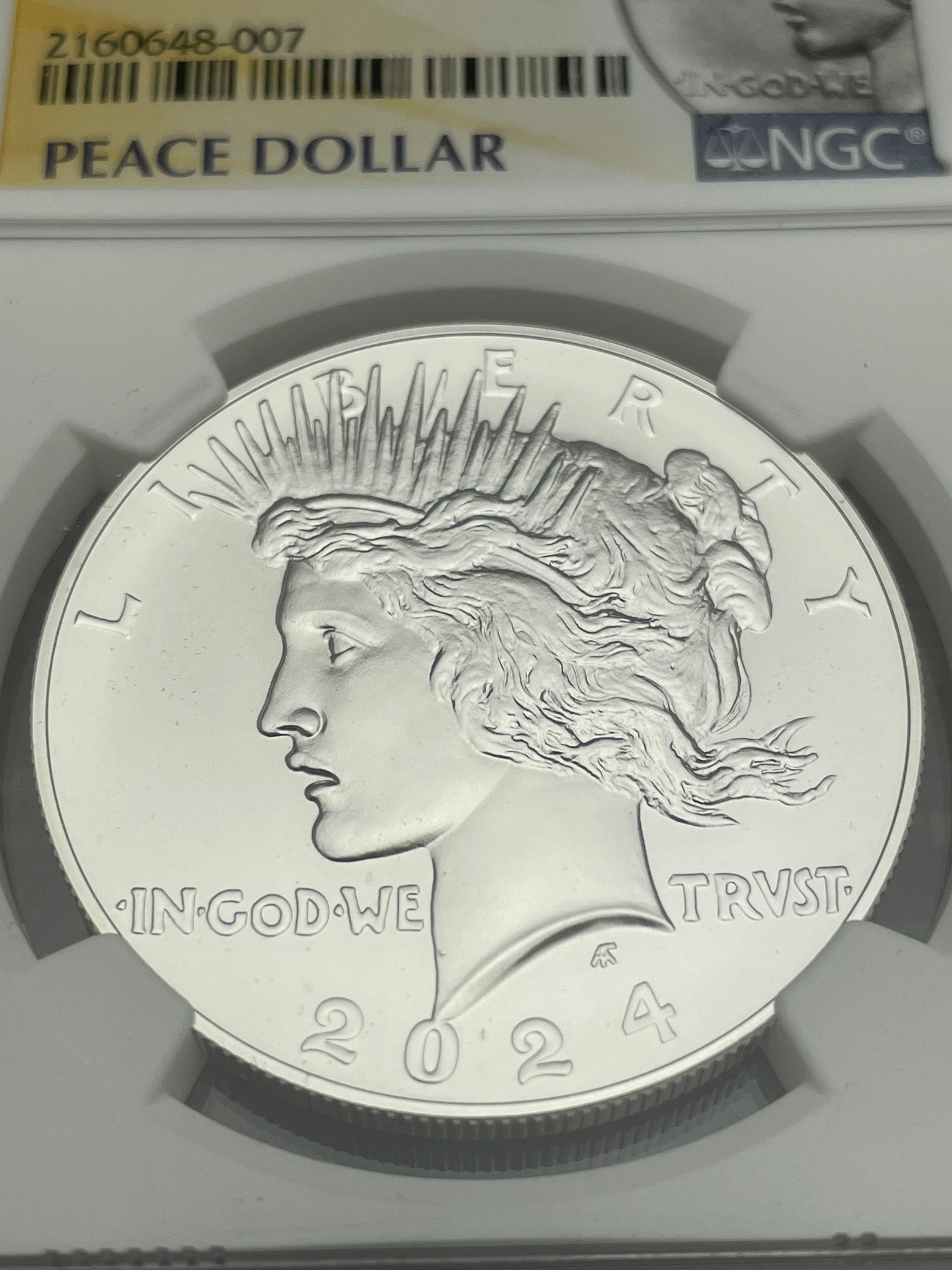 2024 Peace Silver Dollar $1 NGC MS70