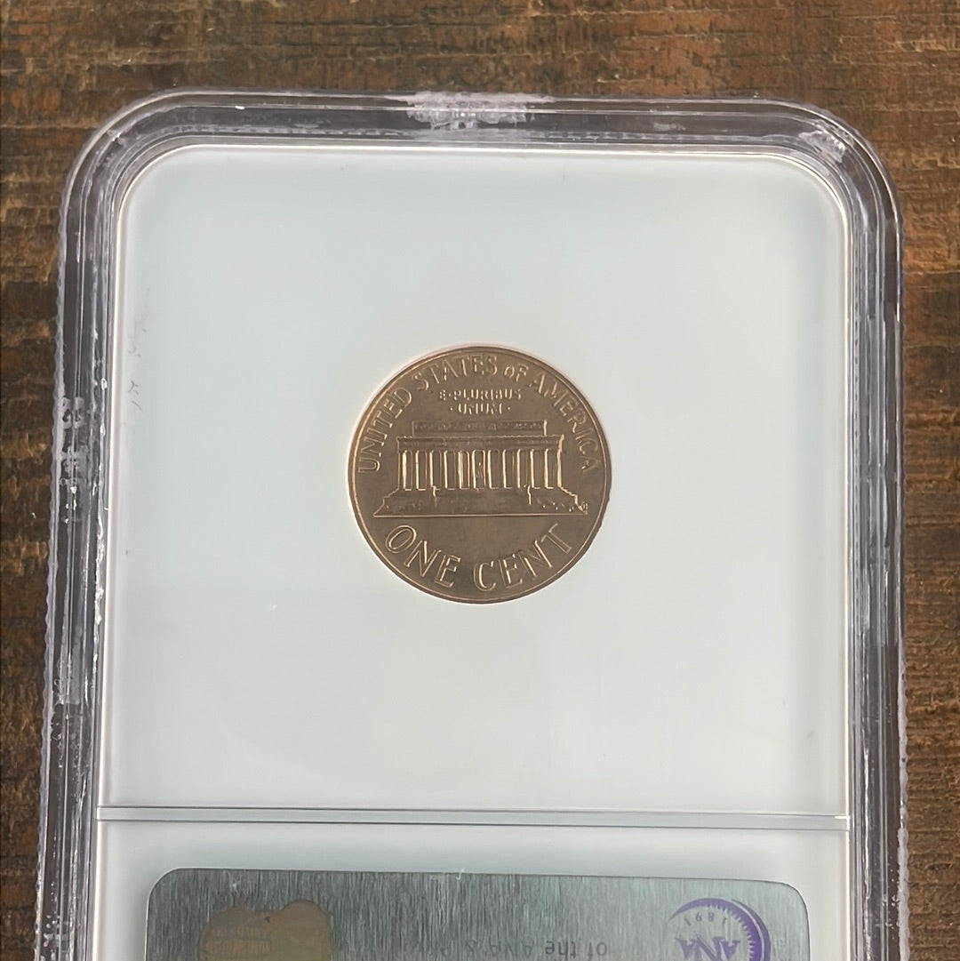 1961-D 1c US Lincoln Memorial Cent NGC MS66 RD